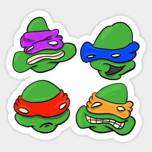 Reptile Fighter Buddies! Sticker